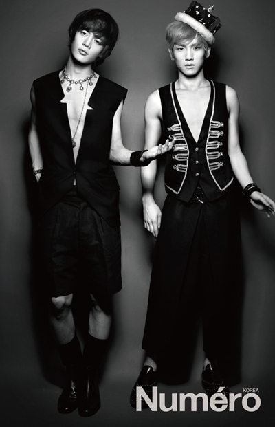 Key & Min Ho in Numero (8/09)